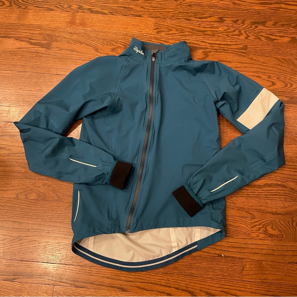 Rapha long sleeve Jacket Teal Blue Lightweight Cycling Women’s Medium